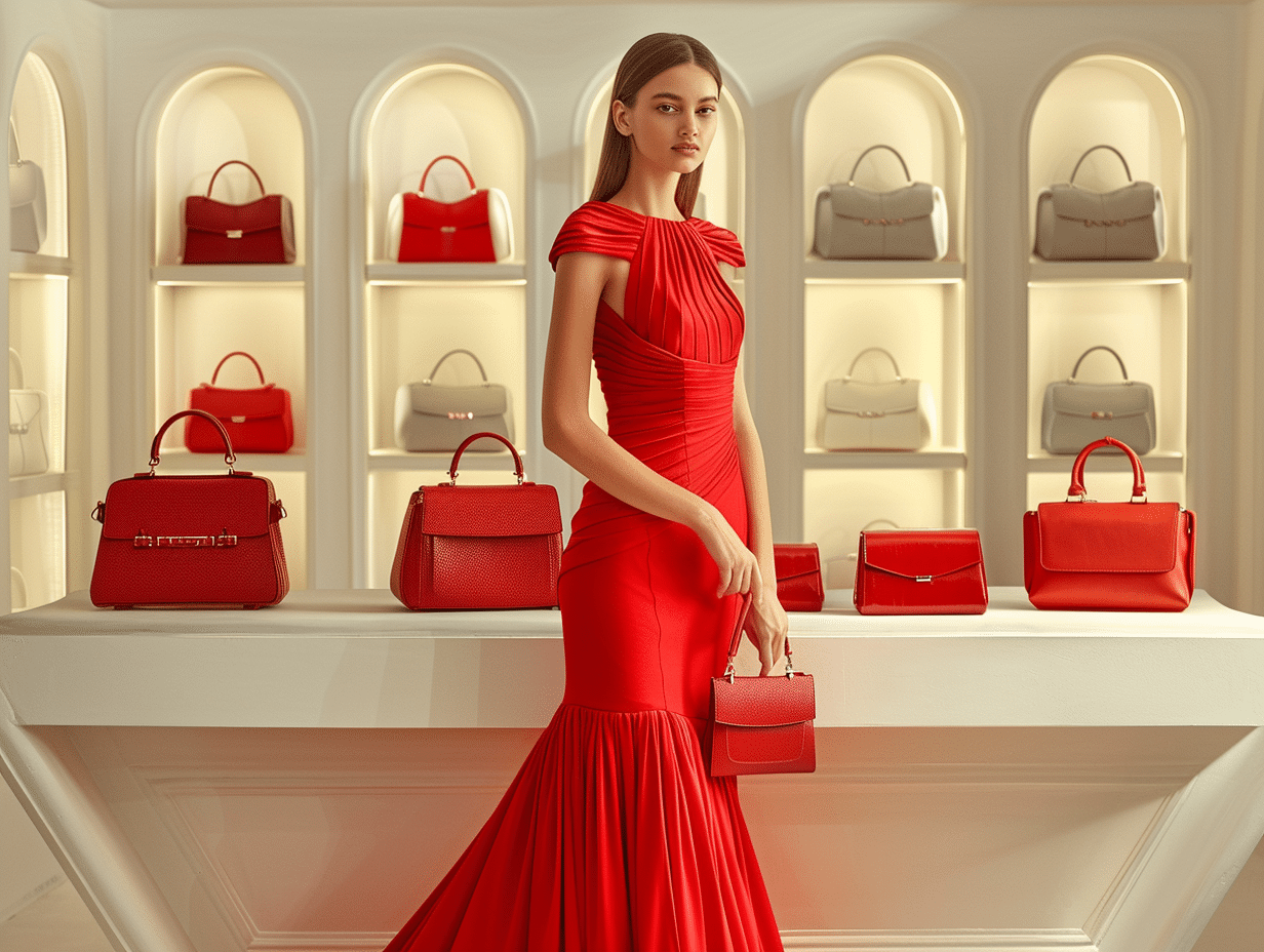 Accessoires parfaits pour une robe rouge : choisir le sac idéal