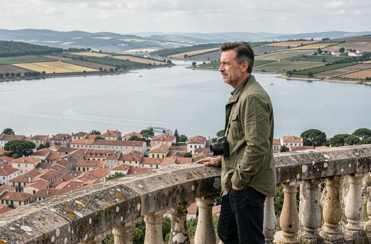 Vue panoramique depuis le Mont Saint-Clair à Sète avec l'Étang de Thau en arrière-plan, cadre emblématique de la série Demain nous appartient